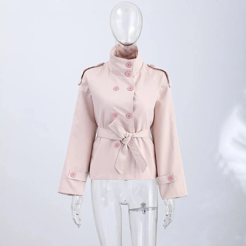 Chaqueta trench Emily con cinturón