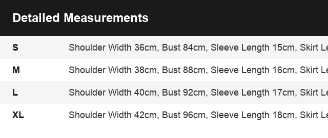 Size Guide