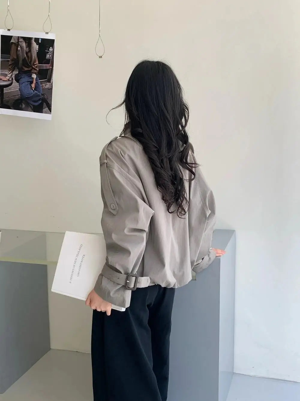 Gabardina corta utilitaria Rachel