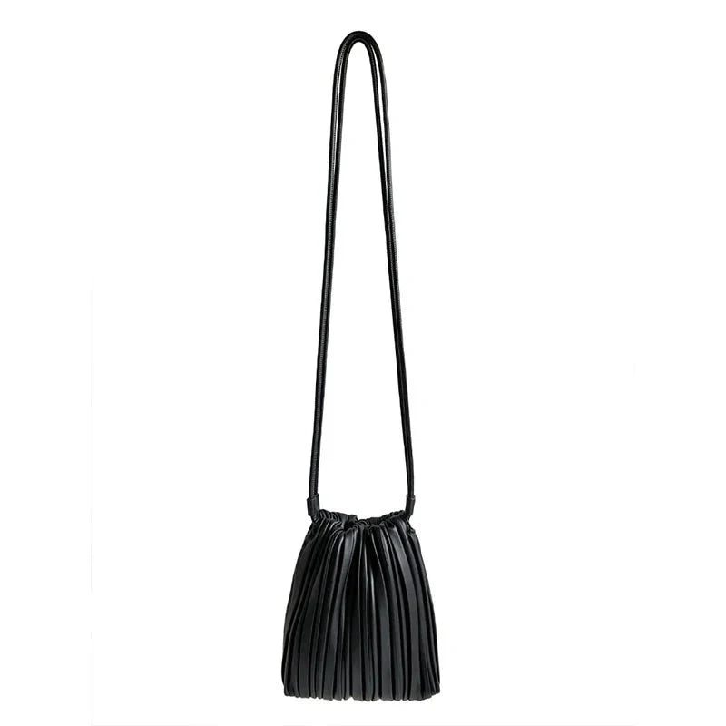 Bolso bandolera mini plisado Sadie
