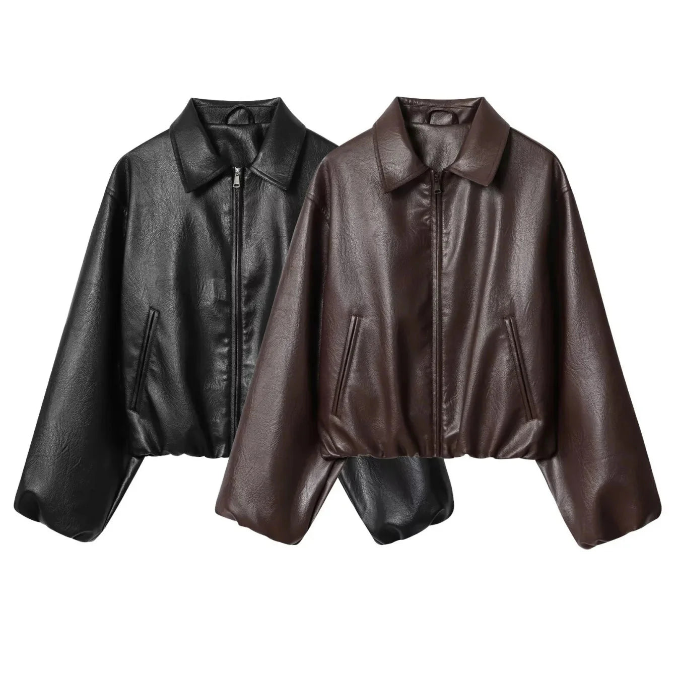 Cazadora bomber Sienna en piel sintética