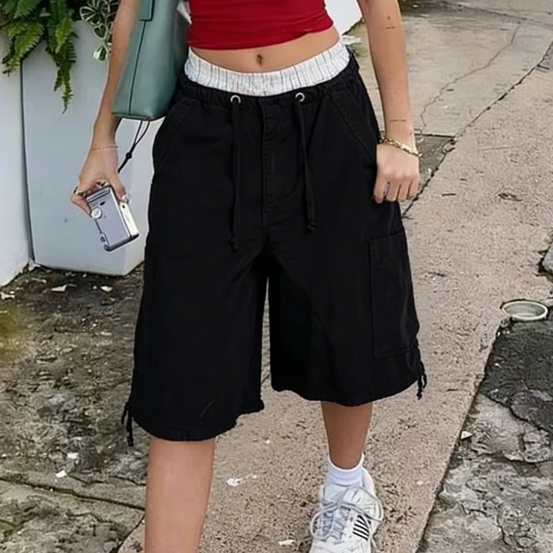 Ariane Baggy Cargo shorts vaqueros