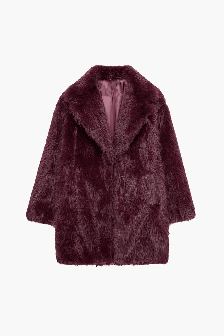 ZEYA - Agnes Mid Length faux fur Coat