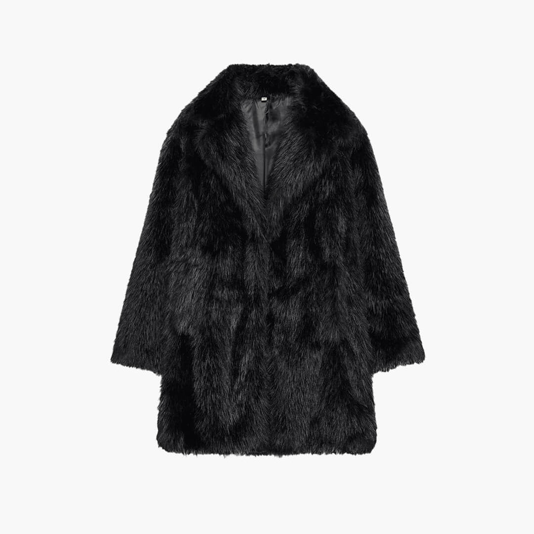 ZEYA - Agnes Mid Length faux fur Coat