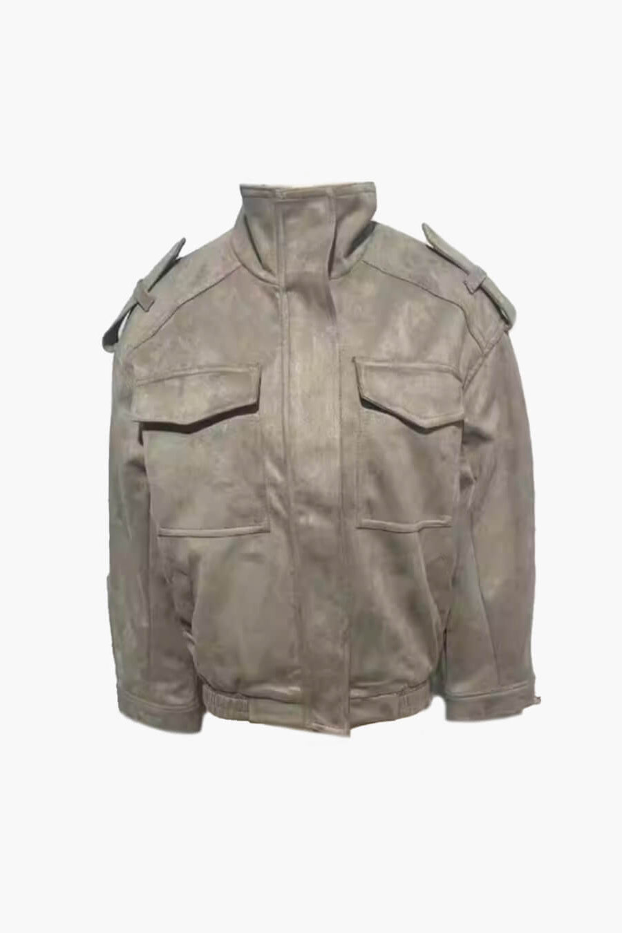ZEYA - Alexandra High-Neck suede Jacket