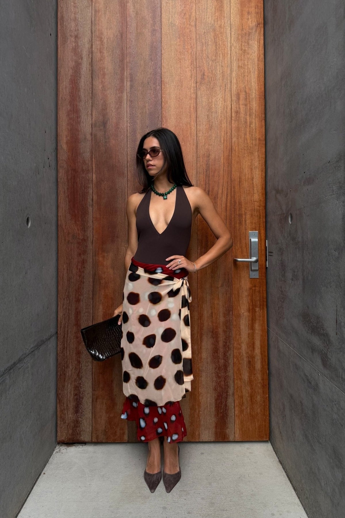ZEYA - Amelie Wrap Midi Skirt Scarf