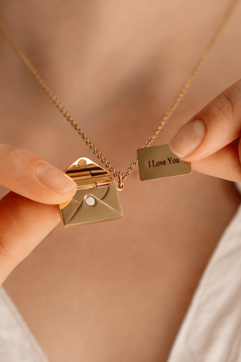 ZEYA - Amira Elegant Envelope Necklace
