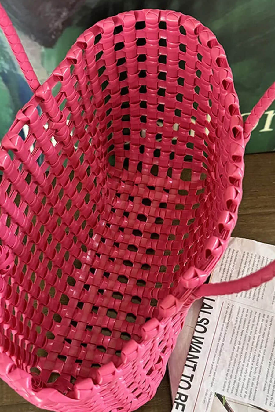 ZEYA - Annie Open-Weave Tote Bag