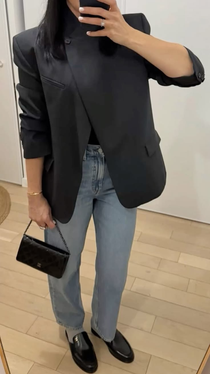 ZEYA - Bessie Vintage Asymmetric Blazer