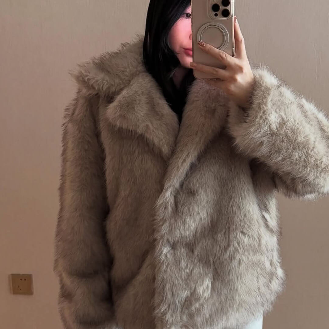 ZEYA - Brinley Mid - Length Fluffy Jacket