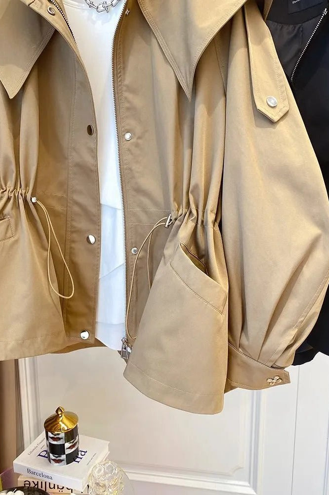 ZEYA - Brittany Hooded Short Trench Coat