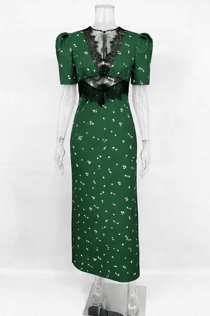 ZEYA - Celeste Puff Sleeve Lace Dress