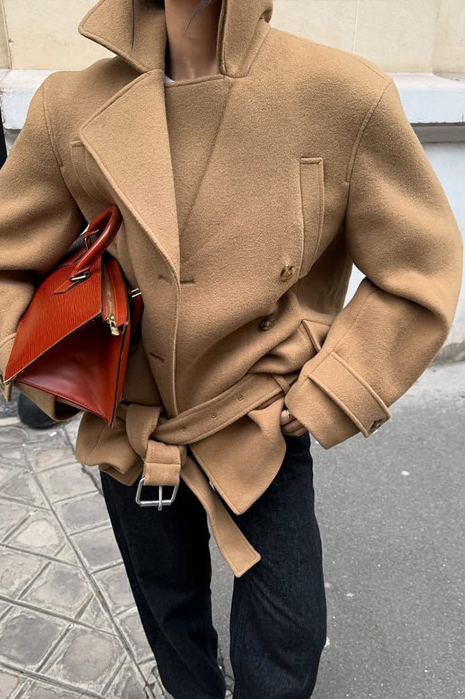 ZEYA - Corinne Belted Short Coat