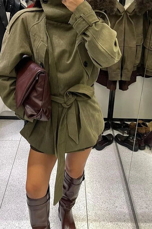 ZEYA - Elena Belted Trench Coat