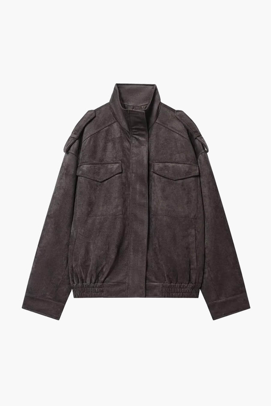 ZEYA - Elisse Suede Bomber Jacket