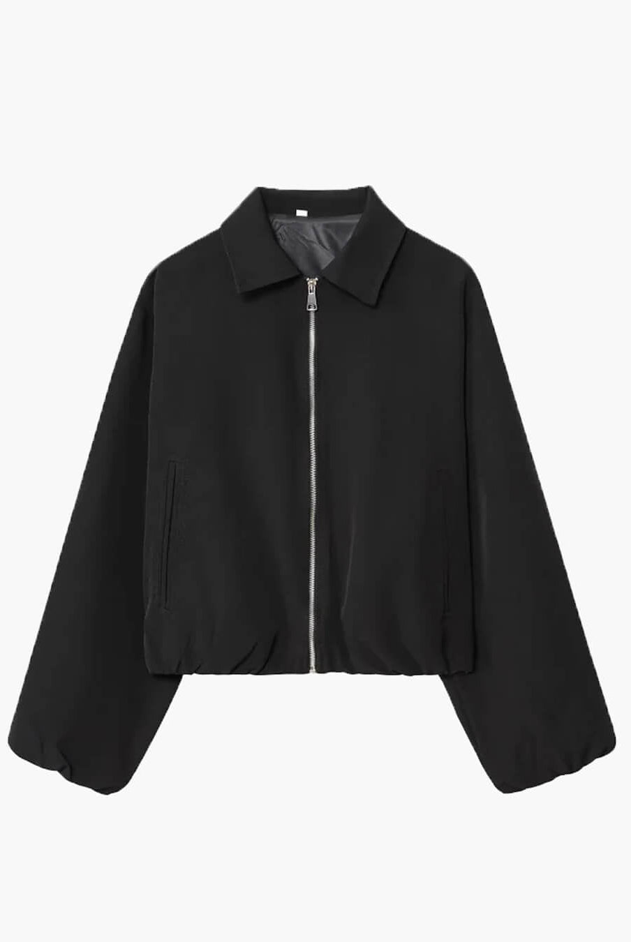 ZEYA - Ellaria Puff Sleeve Bomber Jacket