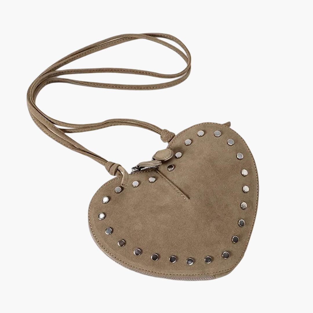 ZEYA - Esther Vintage Faux Suede Crossbody Bag