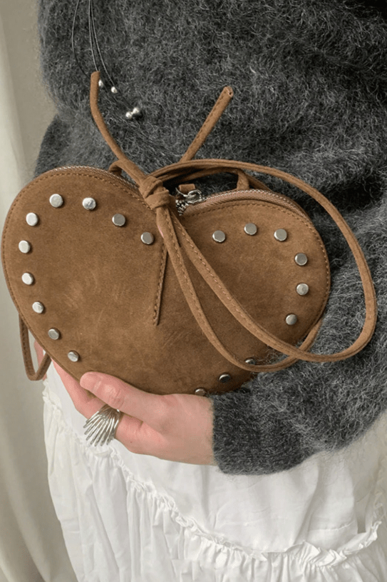 ZEYA - Esther Vintage Faux Suede Crossbody Bag