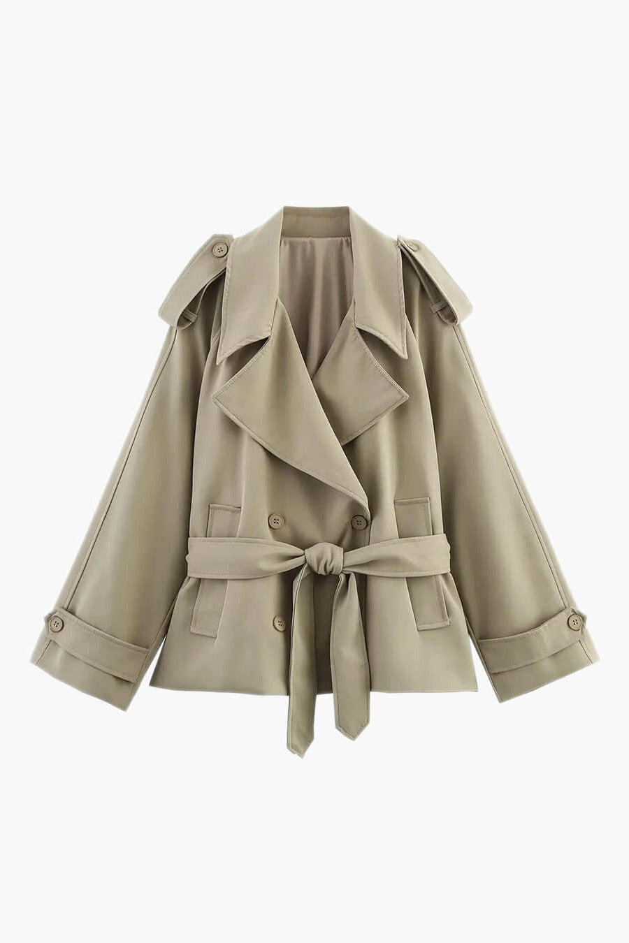 ZEYA - Fabienne Oversized Belted Trench Coat