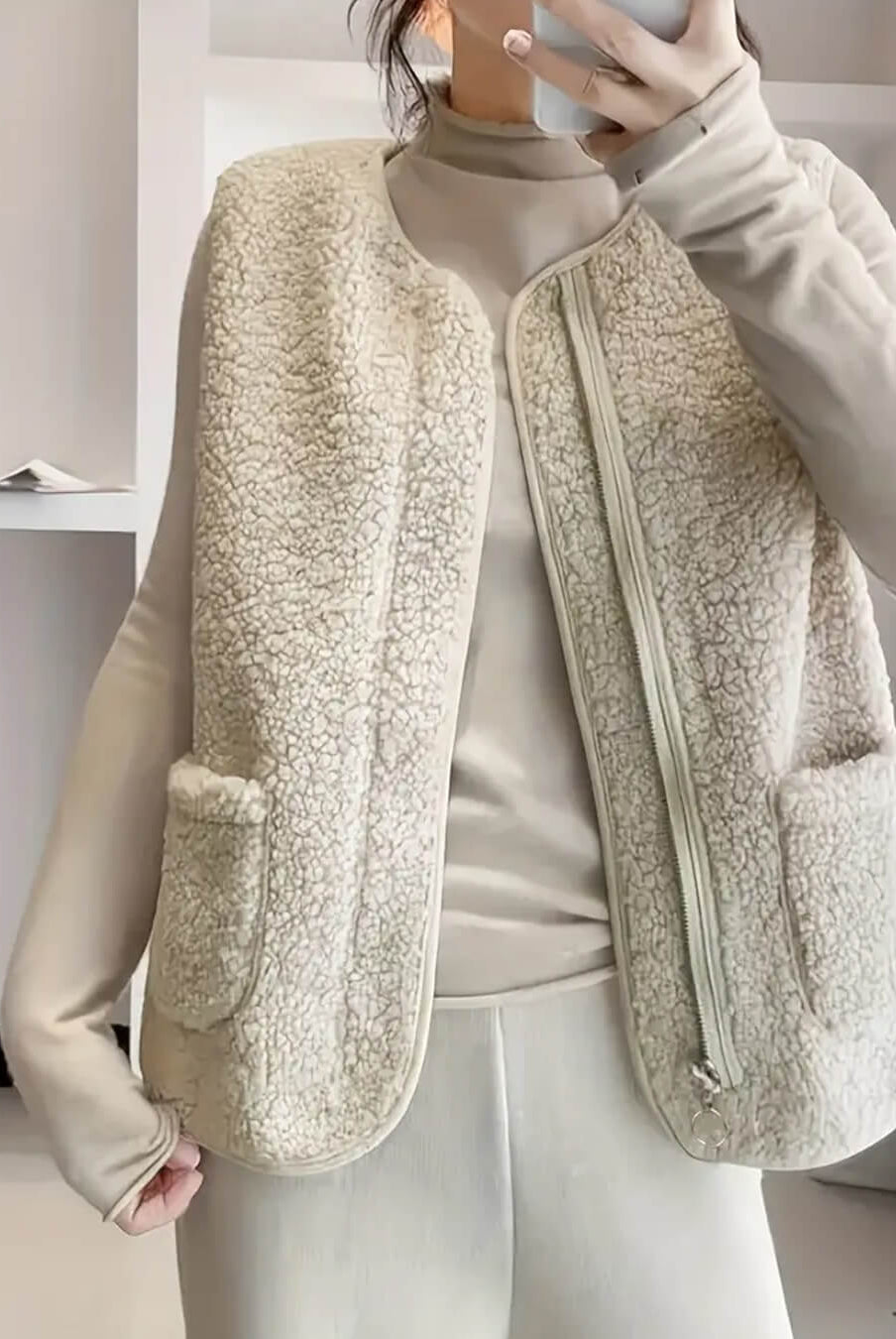 ZEYA - Fiona Fleece Vest Jacket