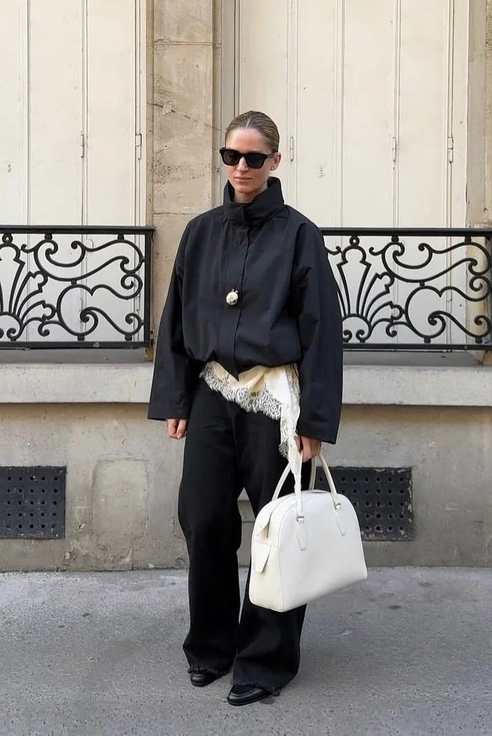 ZEYA - Fiona Funnel Neck Windbreaker Jacket