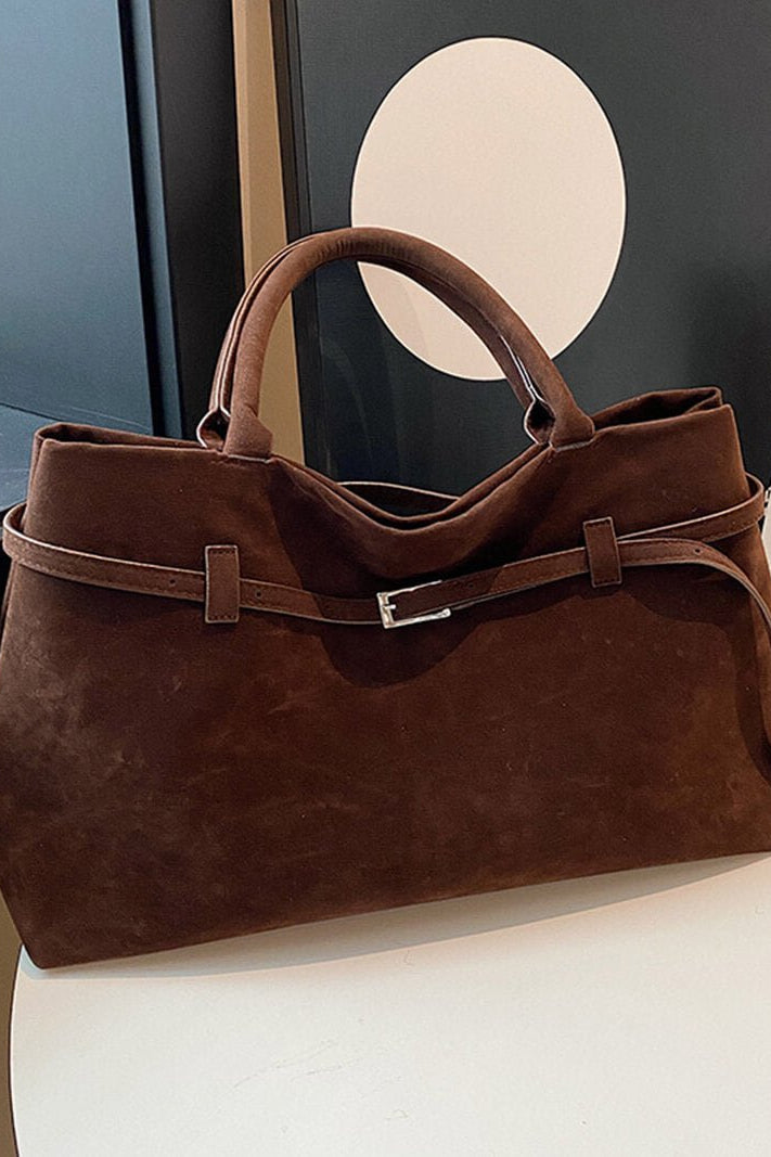 ZEYA - Fiona Suede Crossbody Bag
