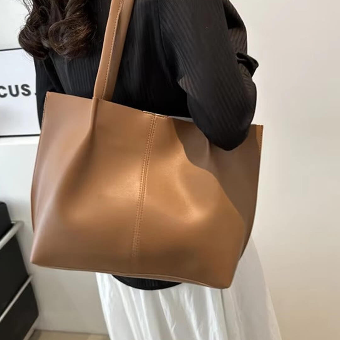 ZEYA - Francesca Faux Leather Tote Bag