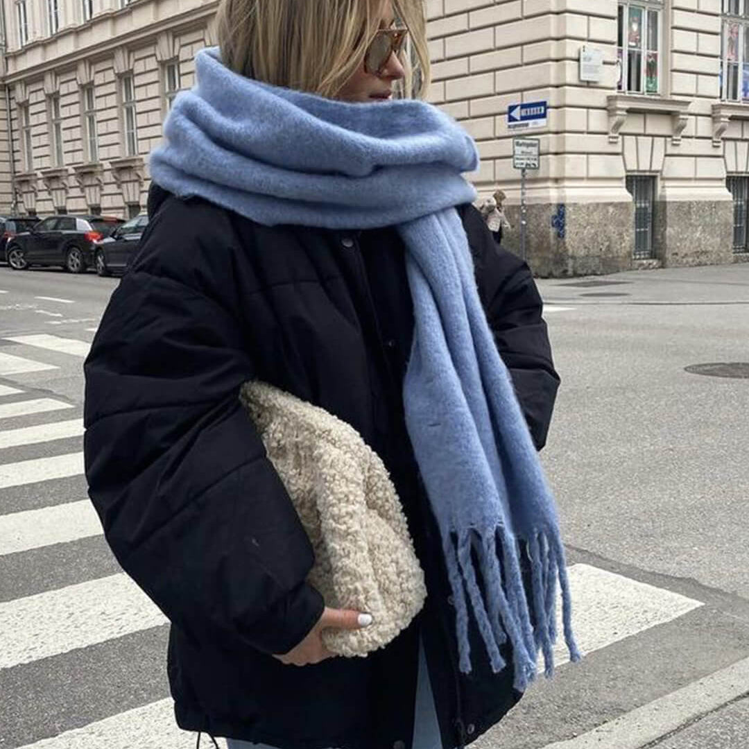 ZEYA - Gabriella Tasseled Winter Scarf