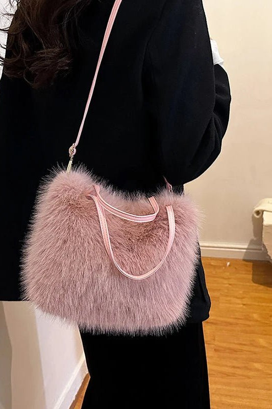 ZEYA - Giselle Faux Fur Crossbody Bag