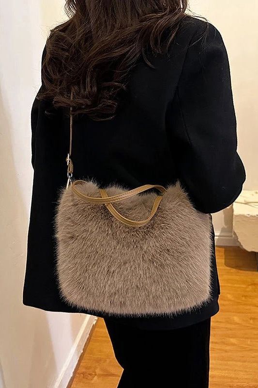 ZEYA - Giselle Faux Fur Crossbody Bag