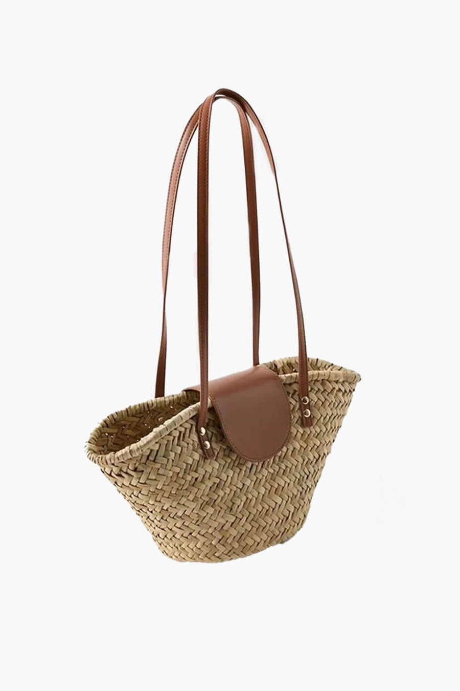 ZEYA - Ingela Woven Rattan Shoulder Bag