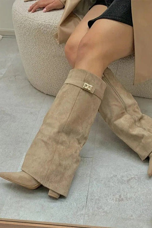 ZEYA - Jasmin Leather Lace-Up Boots