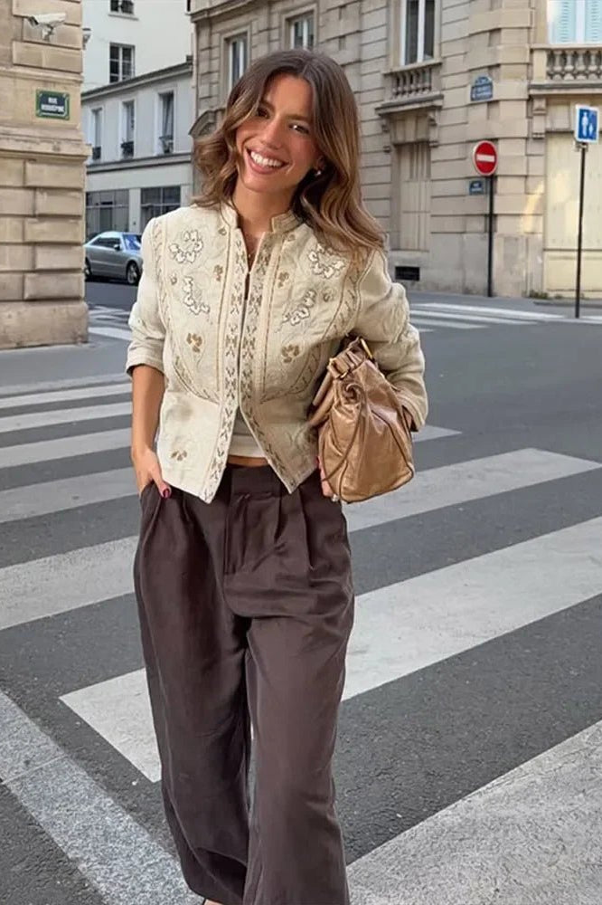 ZEYA - Jenny Floral Cropped Jacket