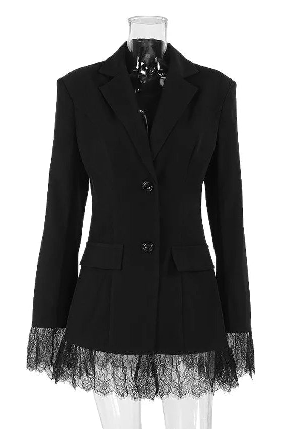 ZEYA - Joanne Blazer with Lace Details