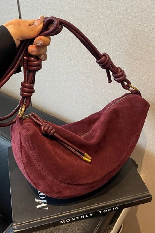 ZEYA - Josette Suede Shoulder Bag