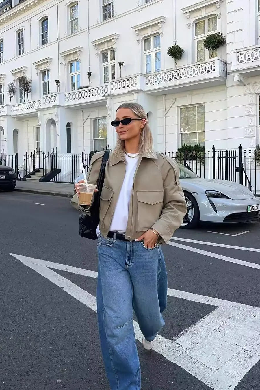 ZEYA - Juliana Cropped Trench Jacket