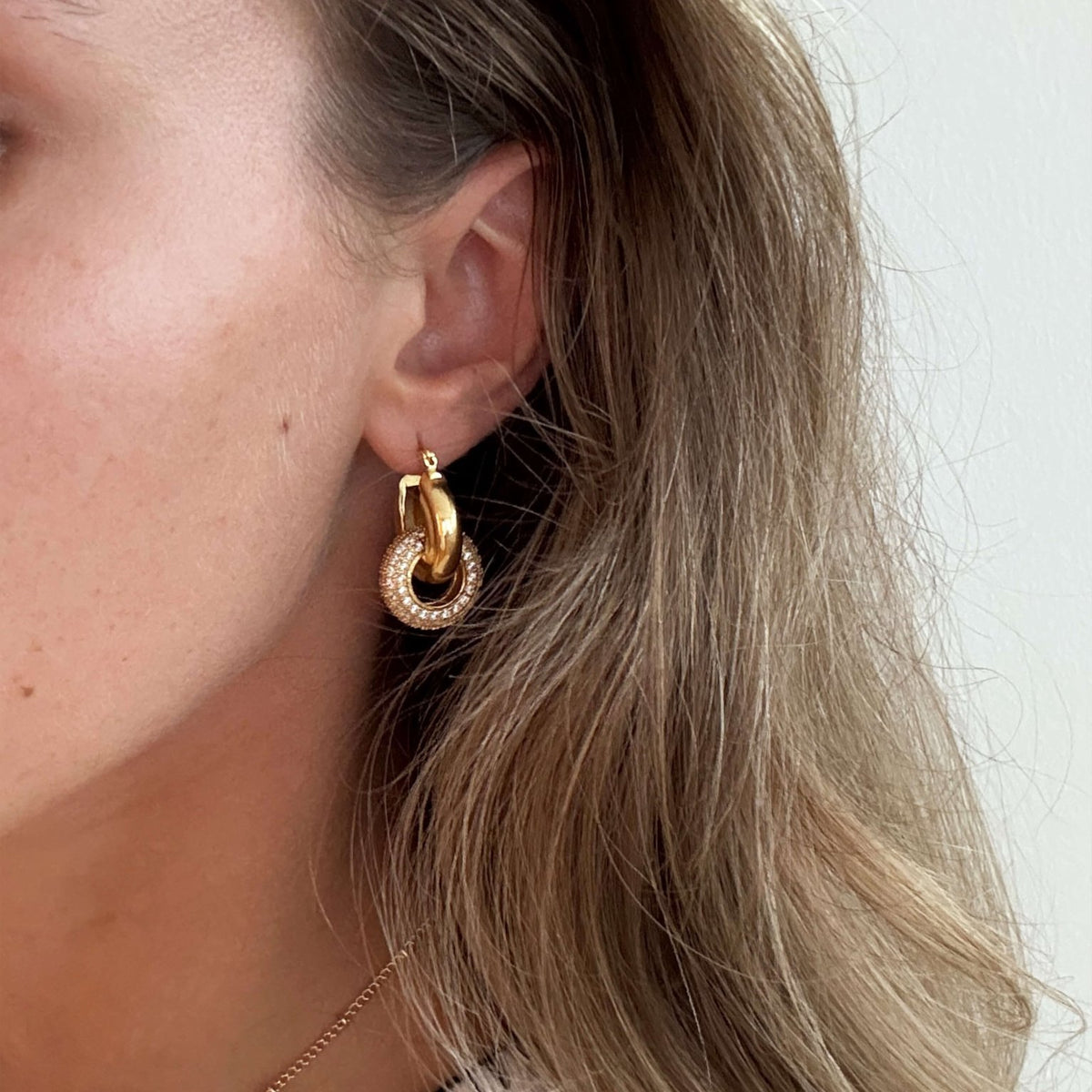 ZEYA - Lena Pavé Earrings