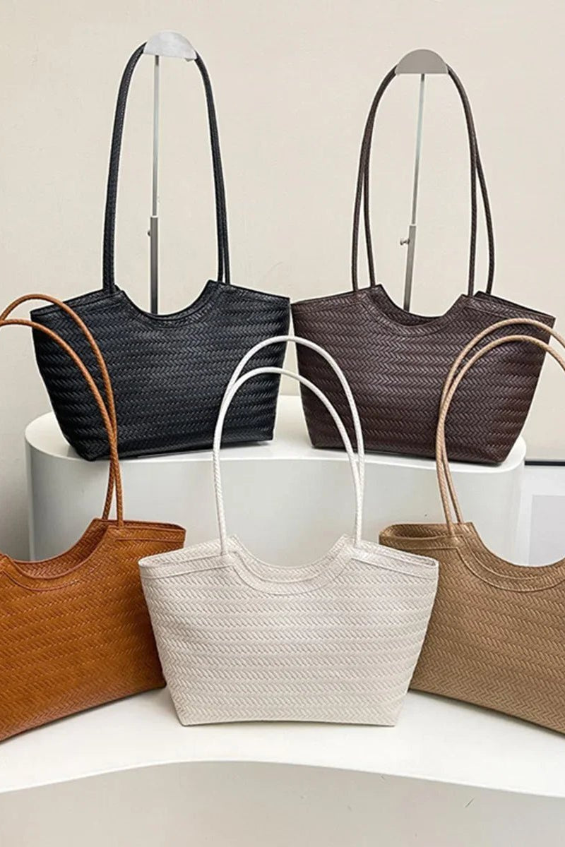 ZEYA - Lisa Textured Weave Handbag