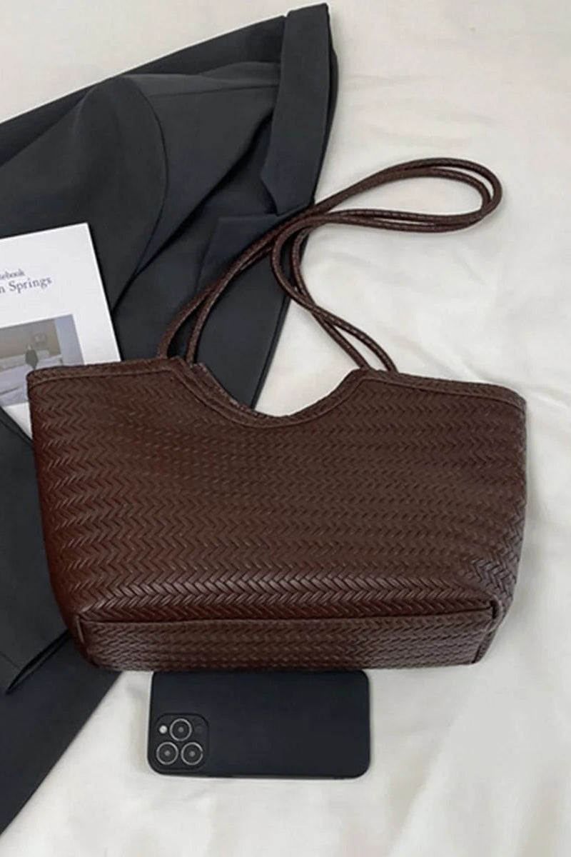 ZEYA - Lisa Textured Weave Handbag