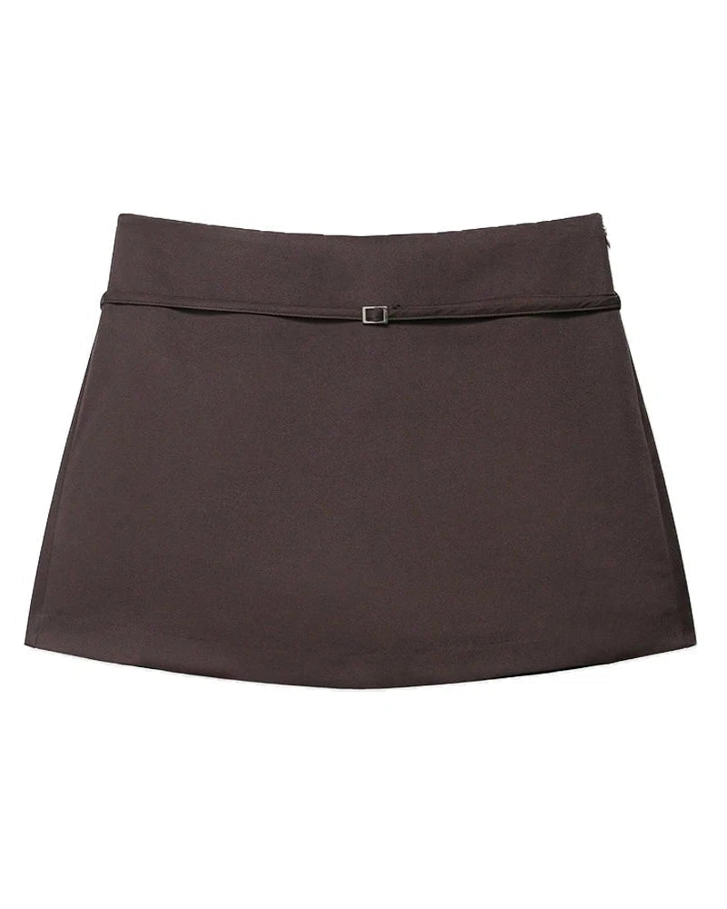 ZEYA - Lola Side Zip Skort with Belt