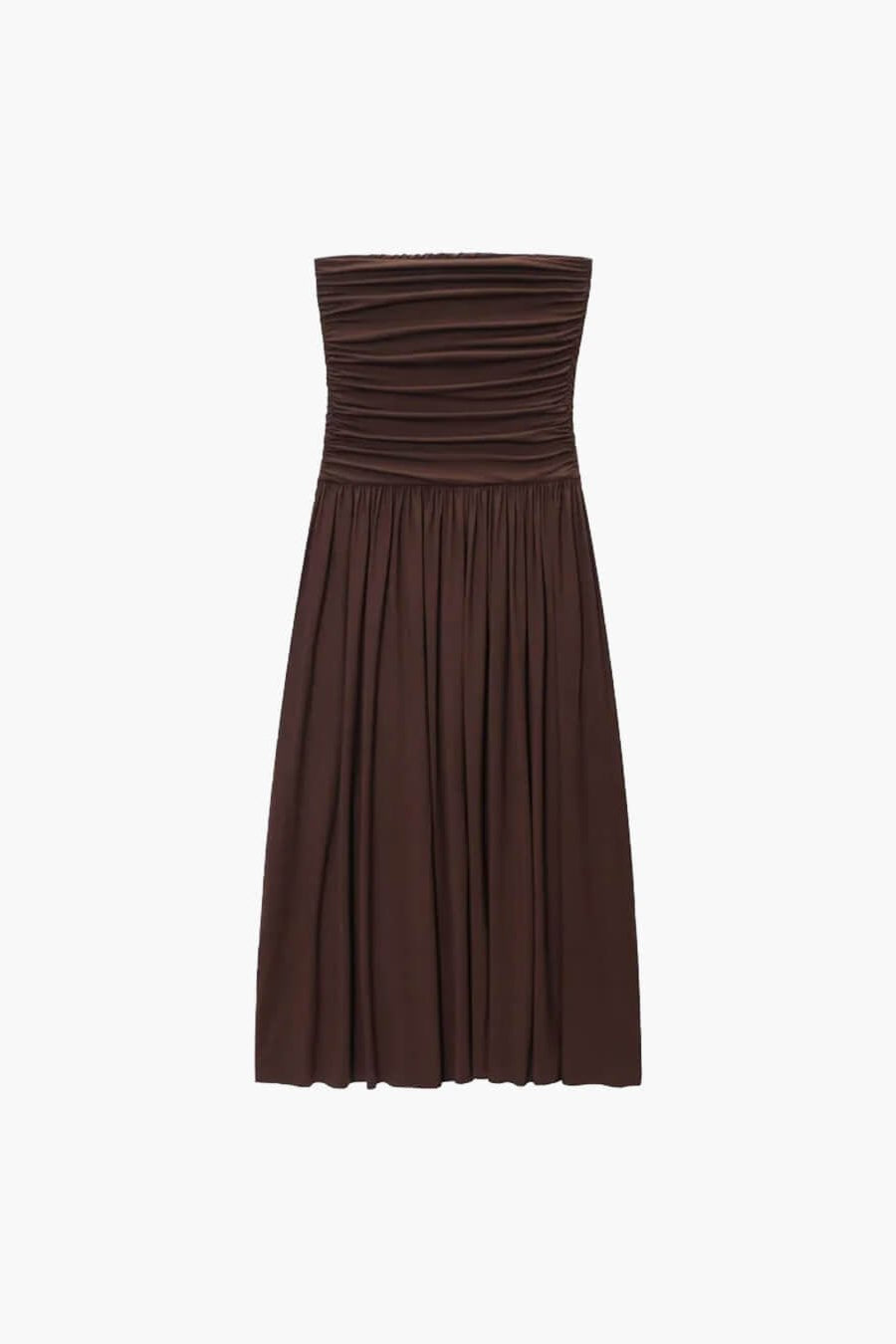ZEYA - Lorna Strapless Ruched Maxi Dress