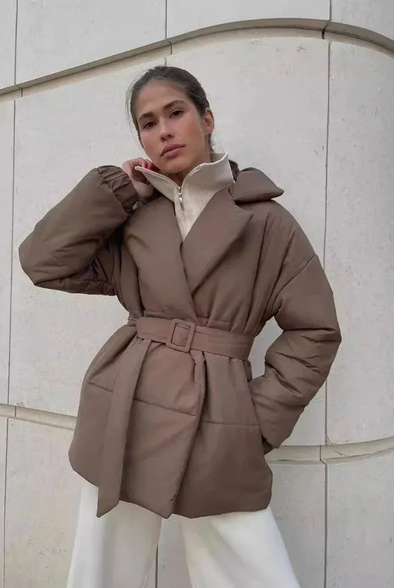 ZEYA - Lou Belted Puffer Jacket