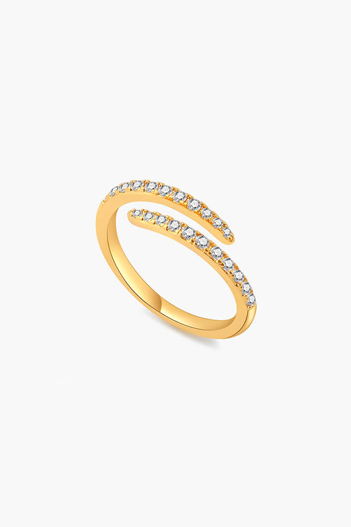 ZEYA - Lydia Twirl Pavé Ring