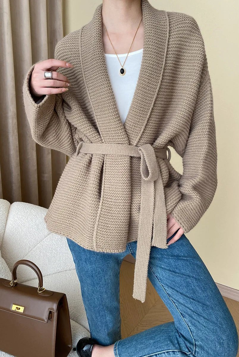 ZEYA - Madilyn Belted Knit Cardigan
