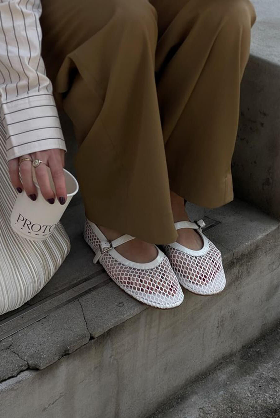 ZEYA - Margaret Mesh Ballet Flats