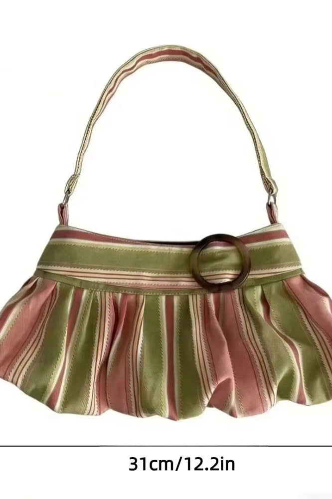 ZEYA - Maria Striped Shoulder Bag