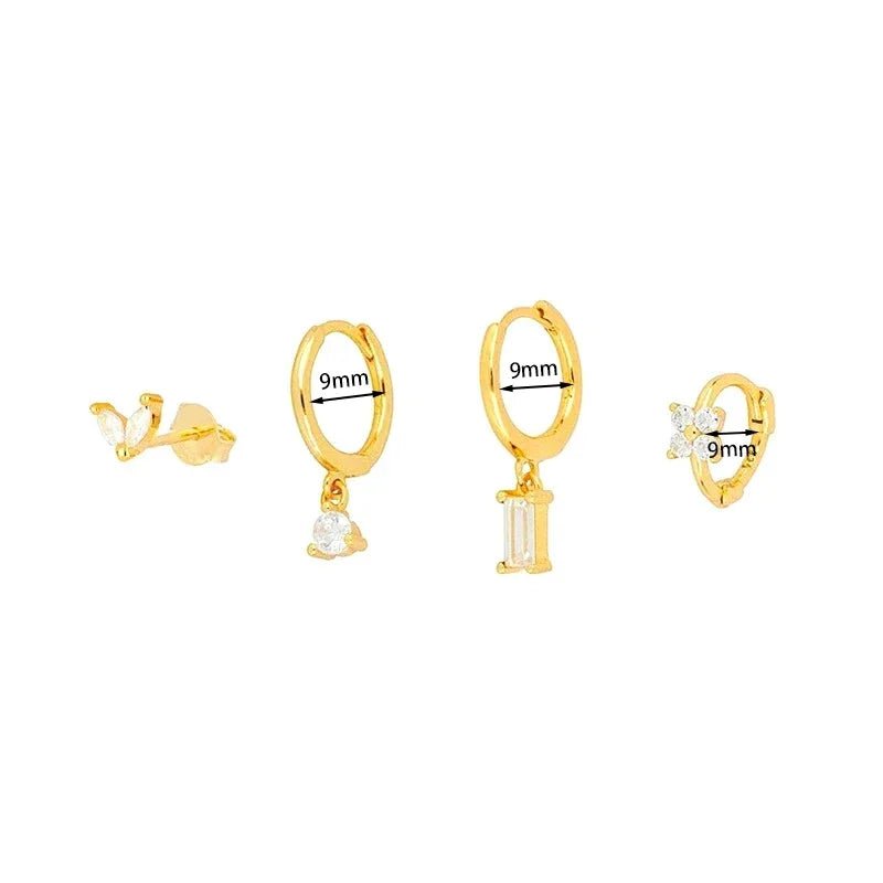 ZEYA - Maris Hoop Piercing Set