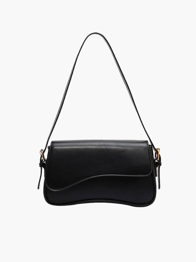 Zeya - Mila Shoulder Saddle Bag Black Regular