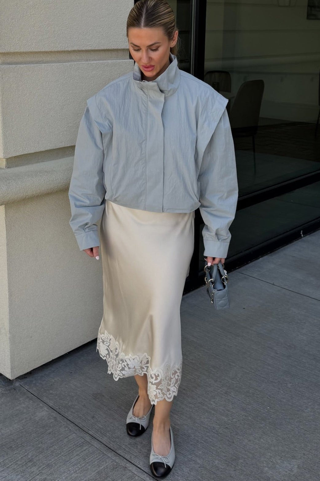 ZEYA - Natalie Cropped Windbreaker Jacket