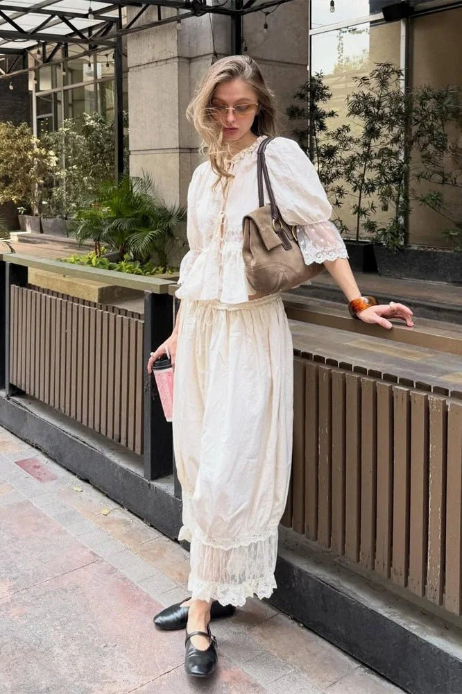 ZEYA - Natasha Lace Lantern Suit